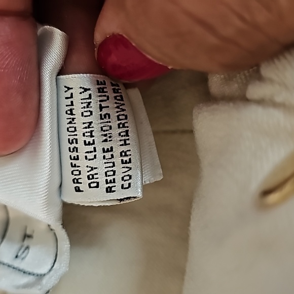 Vintage St. John Sport Bootcut White and Gold Jeans - Size 12 WKC Dog Show - Picture 8 of 12